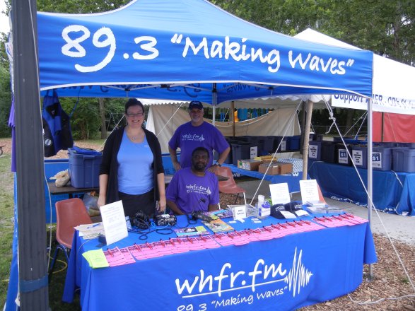 Broadcasting and Logo sales tent
