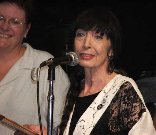 Jo Ann wins the Detroit Blues Society award 2005