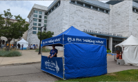 WHFR Booth at Detroit's Concert of Colors World Music Festival