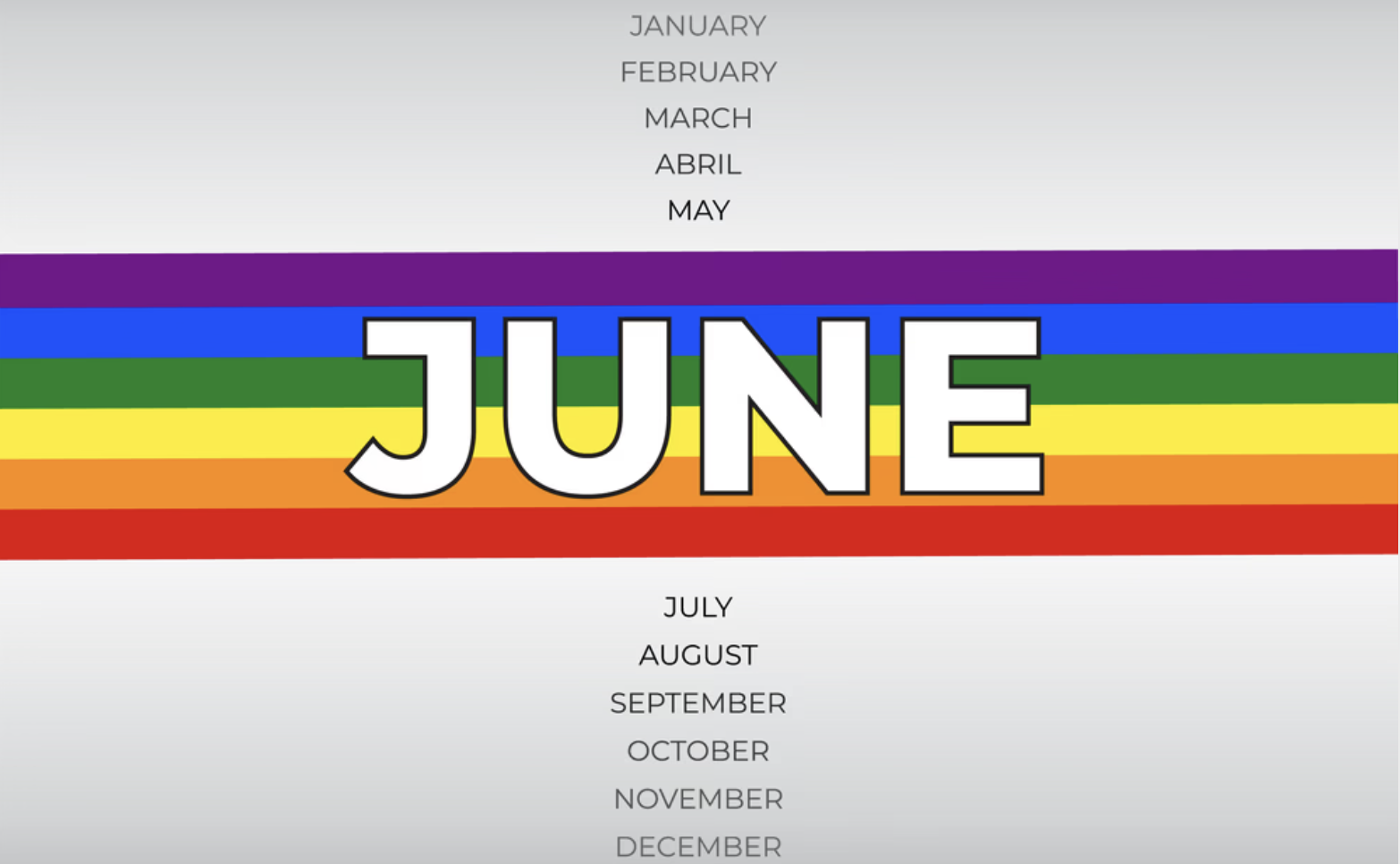Pride Month graphic