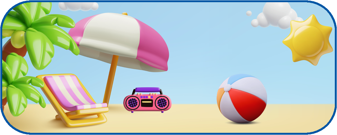 summer beach radio ball